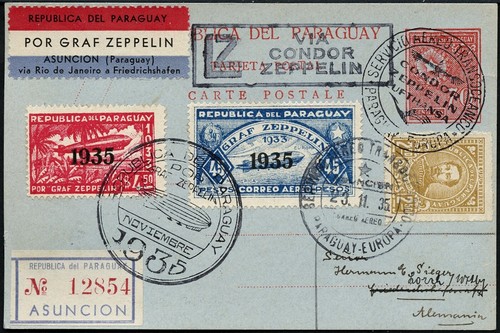 Zeppelin 1935 paraguay saf - 16.,