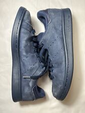 Adidas Men’s Stan Smith Black Suede Leather EU 42 US 8.5 Uk 8 S80501 Blu Marino