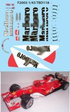 1/43 Decals per  FERRARI F1