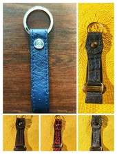 Moreschi - Portachiavi in Pelle di Struzzo/Serpente/Rettile/Coccodrillo VV Color