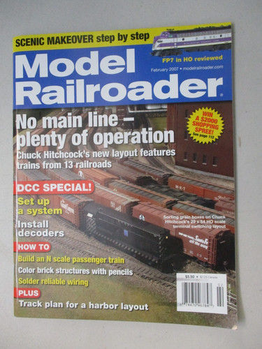 Model railroader magazine feb - model,