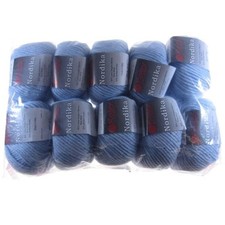 GOMITOLI LANA MERINO/ACRILICO AZZURRO BABY FERRI 5.5/6.5 500g NORDIKA COL.919