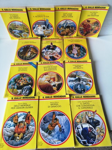 Lotto giallo mondadori - 13,