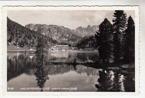 E202 cartolina lago misurina - cartolina,