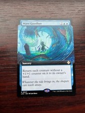 1x BORDERLESS WAVE GOODBYE - Ixalan - MTG - Magic the Gathering