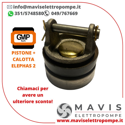 Pistone completo pompa mano - pistone,