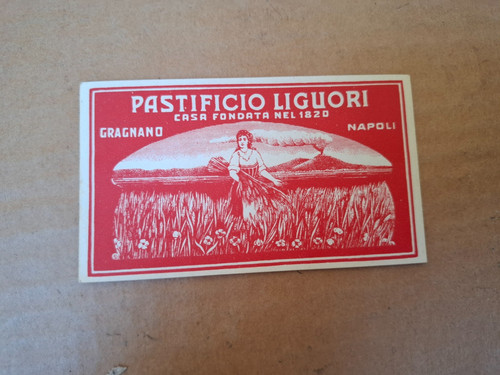 Etichetta pastificio liguori - pastificio,