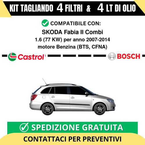 Tagliando per skoda - per, ii