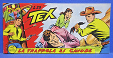 TEX STRISCIA Serie SMERALDO n. 6 originale Audace 1955 BIANCHISSIMA EDICOLA !!