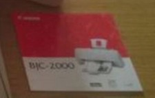 Manuale e CD2 Reference Guide CANON BJC-2000 ZZP-QC5CA2M1 driver stampante retrò