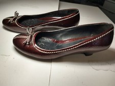 Scarpa GEOX donna. Mocassino in pelle bordeaux. EU 38,5. Tacco basso. Usate poco