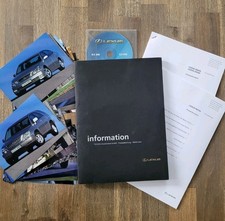 Lexus GS 430/RX 300 cartella stampa/prospetto/presskit/brochure/folleto/opuscolo 2000