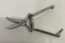 Tritacarne masticatore per alimenti vintage con lama curva e molla cucina