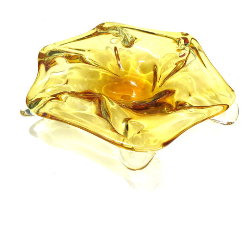Murano italy hand - blown, gold