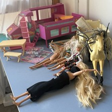 Lotto Barbie Anni ’80/’90 – Camion Western Fun, Dream Carriage 1982, Barbie Vari