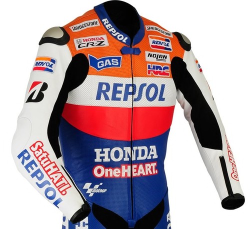Giacca pelle motociclist - in,