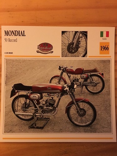 Carte moto mondial record - moto,
