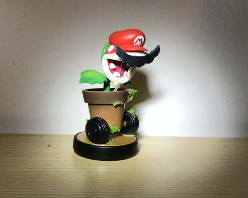 Nintendo custom amiibo - nintendo, piranha