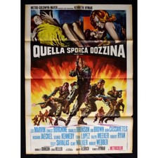 manifesto QUELLA SPORCA DOZZINA charles bronson lee marvin webber trini lop A243