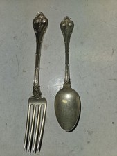 2 forchette vintage in argento