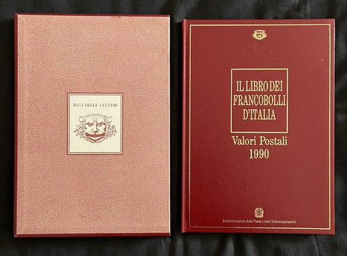 Libro francobolli italia 1990 - libro,