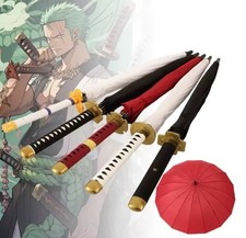 Ombrello Katana One Piece Roronoa Zoro  Spada Giapponese 3 Pieghevole Antivento