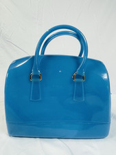FURLA CANDY BAG grande blu con