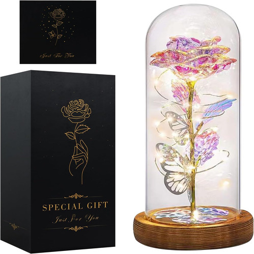 Rosa eterna regalo natale - rosa,