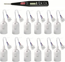 12 Pezzi Portalampada E27