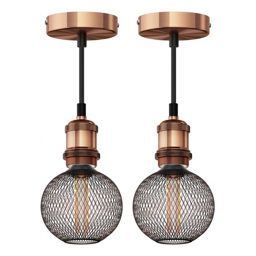Lampada sospensione retra - 2x,