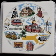 Piastrella ceramica ceramica vintage Soriano dei monumenti turistici del Massachusetts📦