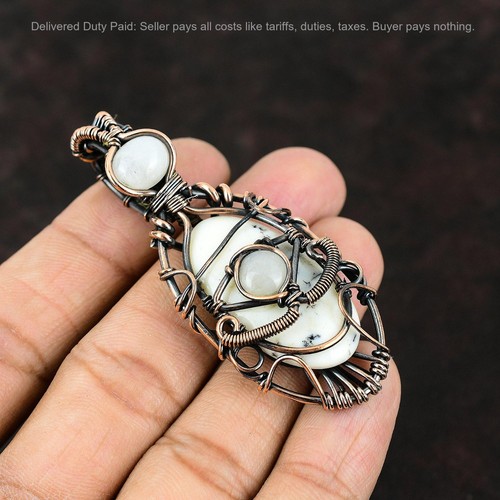 Ciondolo rame dendrite - in,