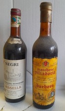 2 bottiglie di vino da esposizione