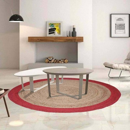 Tappeto rotondo fatto - , a