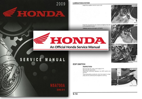 Honda nsa700 dn01 - nsa700, manuale