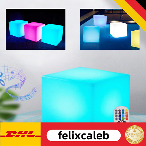 Sedia cubo led rgb - sedia,
