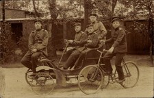 Foto cartolina soldati