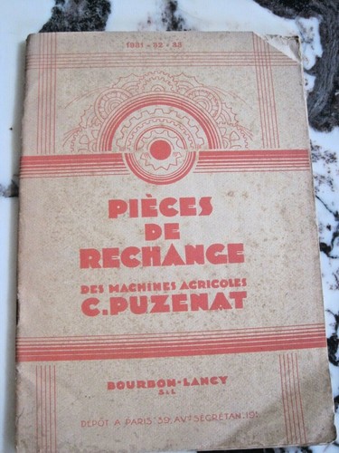 Catalogue pièces rechange - catalogue,