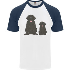 Maglietta Baseball S/S Uomo Con Cucciolo Di Terranova