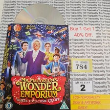 Wonder emporium DVD disc and artwork only. Save £s. Eco.