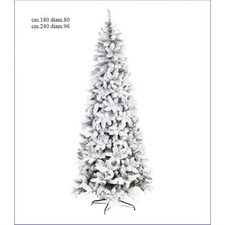 ALBERO DI NATALE ALTO ADIGE SLIM INNEVATO varie misure