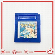 POKEMON BLU - ORIGINALE - ?? ITALIANO BATTERIA NUOVA - ADESIVO OKAY - GAME BOY