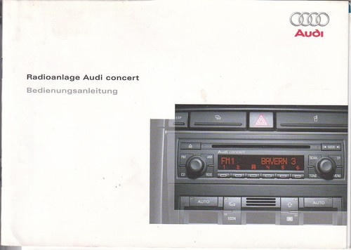 Audi impianto radio - audi, concert