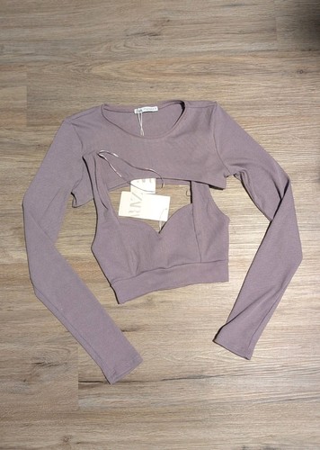 Nwt zara two piece purple - piece, top