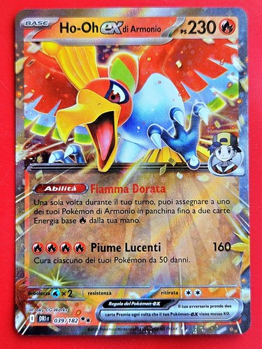 Carta pokemon ex - ho-oh, di