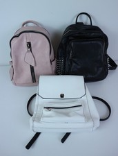 LOTTO 3 ZAINI DONNA ECOPELLE USATI