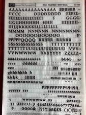 Letraset lettere istantanee - letraset,