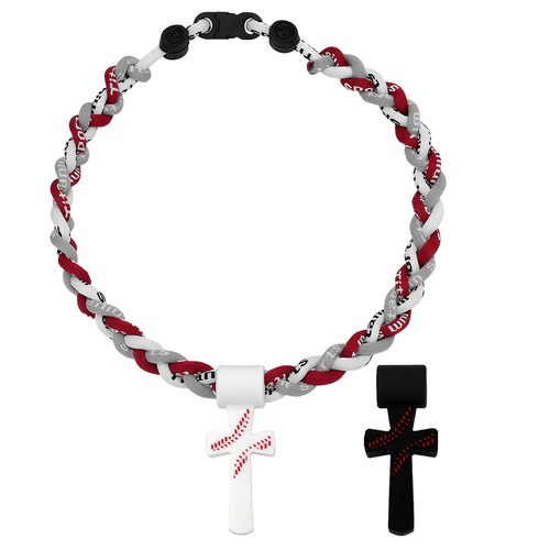 Collana baseball tripla - da,