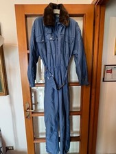 Tuta Da Sci Belfe Navy Tg 46 Con COLLO IN PELLICCIA ECO  Come Nuova