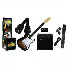 Eko Chitarra e amplificatore Tribute Starter EG 11, cavalletto, cavo noisless